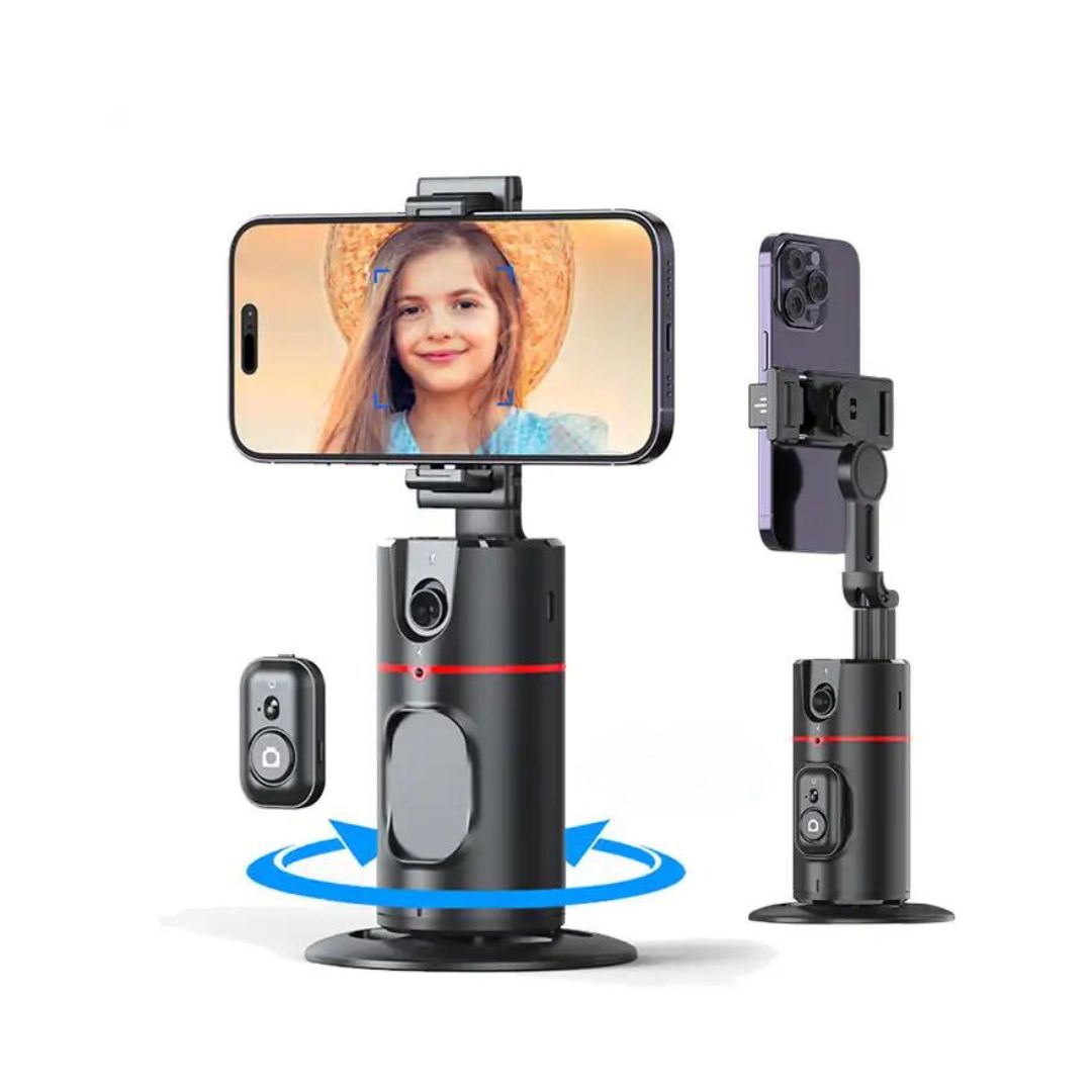 Auto Face Tracking Phone Camera Holder (With remote)