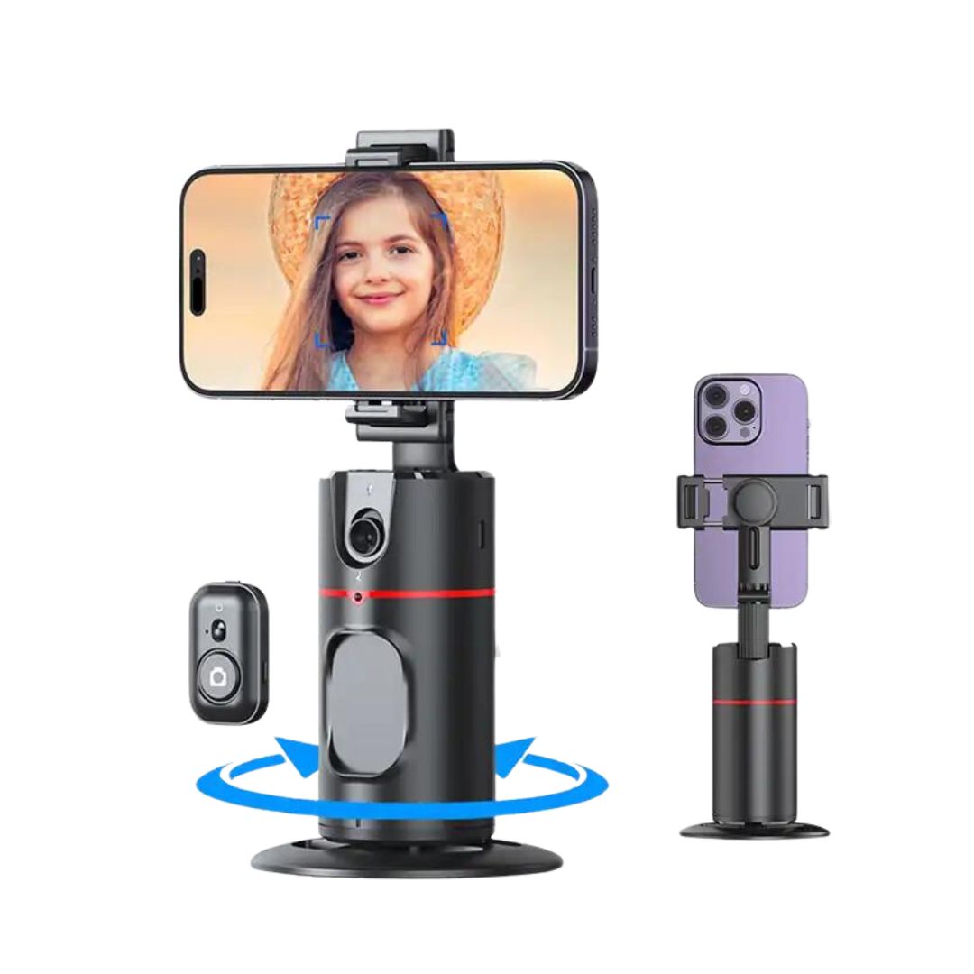 Auto Face Tracking Phone Camera Holder (With remote)