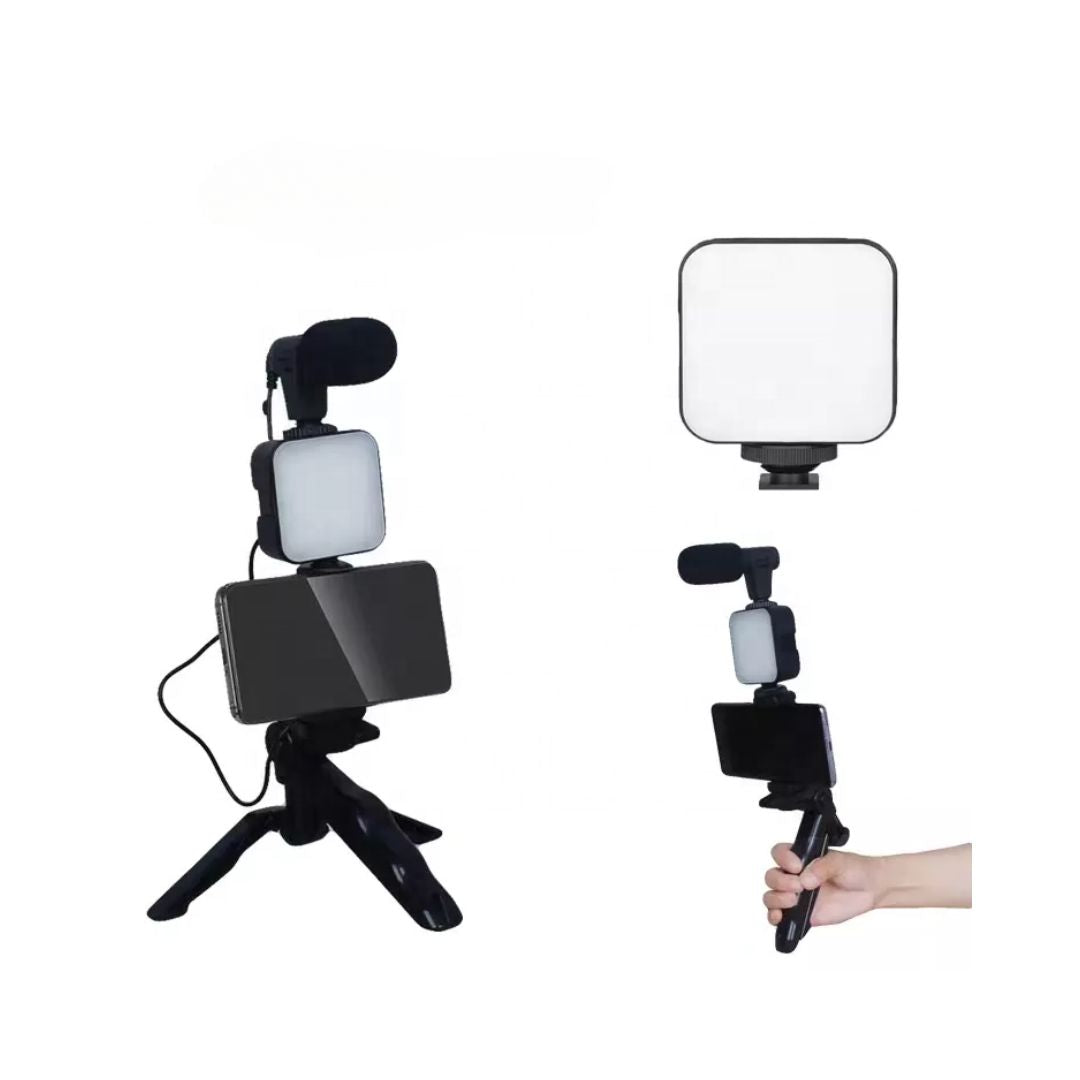 LED Vlog Tripod Kit