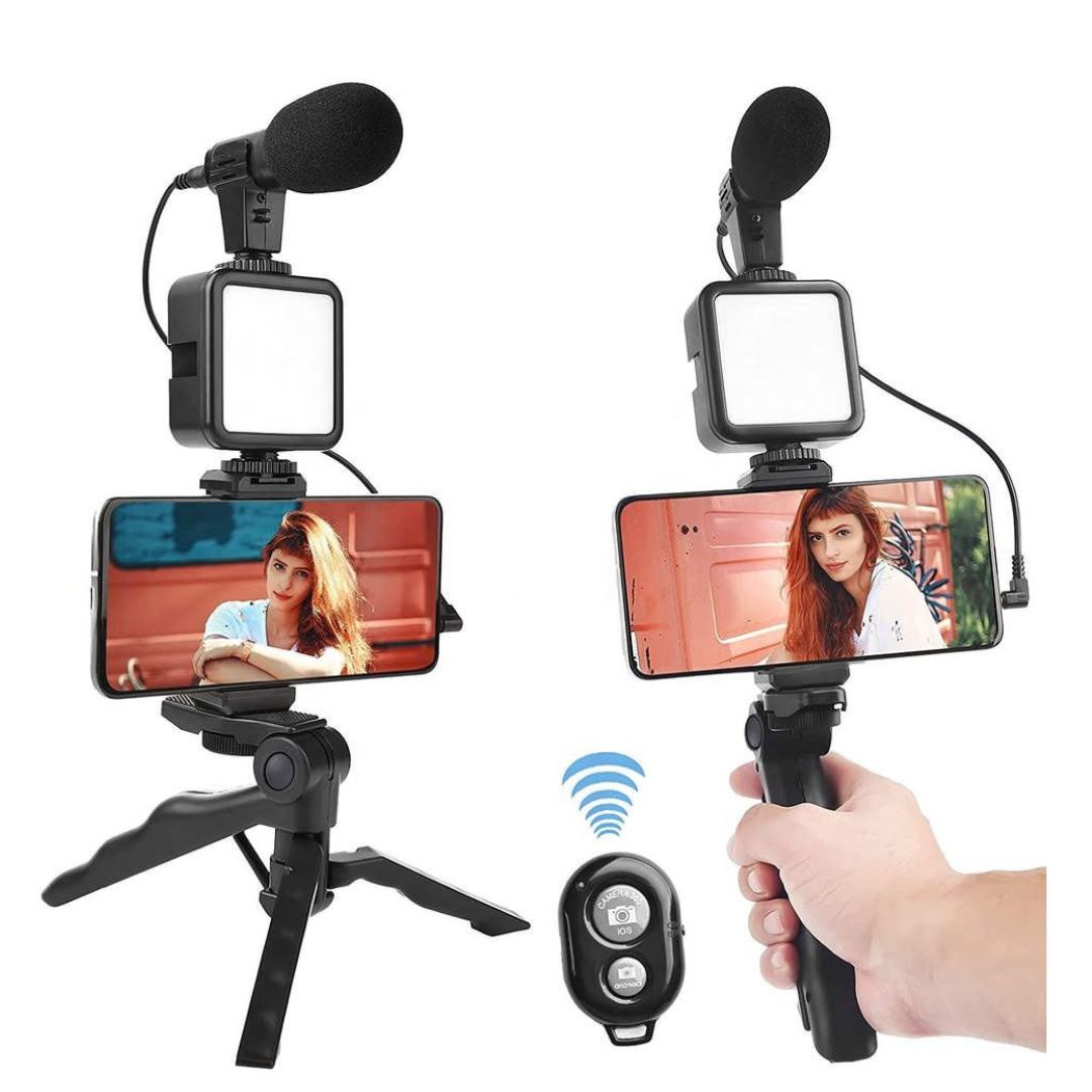 LED Vlog Tripod Kit